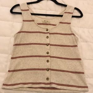 Madewell striped tank size medium!